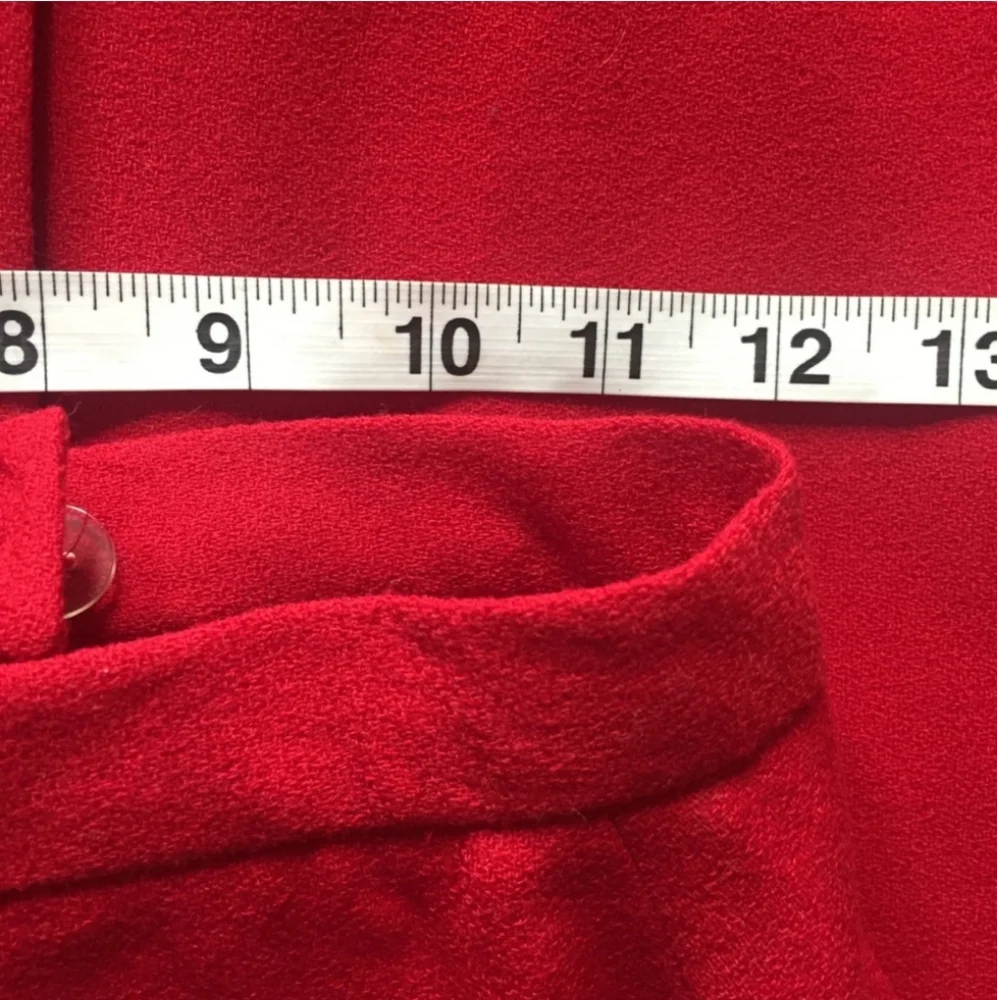 Christian Dior 80s90s Vintage Red Suit Set SZ 2